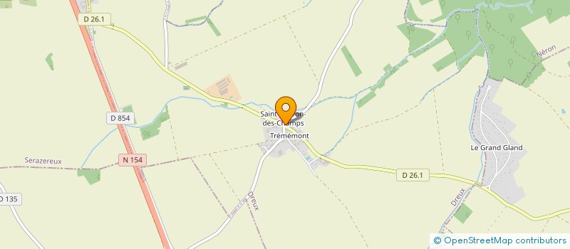 localisation de l'entreprise B.M.T. à TREMBLAY-LES-VILLAGES