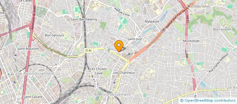 localisation de l'entreprise B.M.T  MARSEILLE