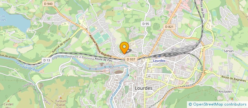 localisation de l'entreprise B.M.T.K.P. à LOURDES