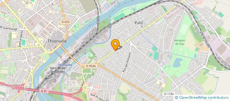 localisation de l'entreprise B MAISON DE BEAUTE  YUTZ