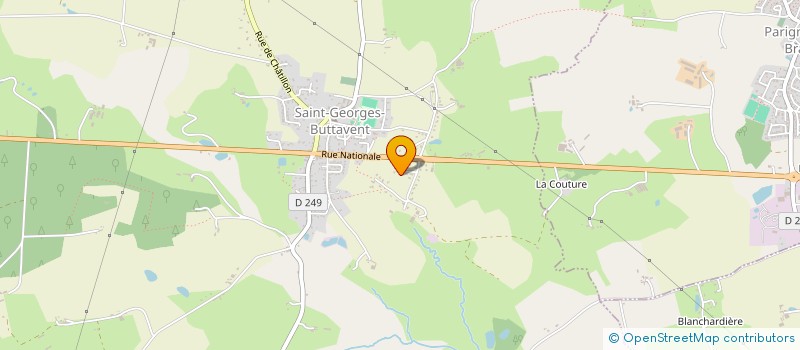 localisation de l'entreprise B'MALIN  SAINT-GEORGES-BUTTAVENT