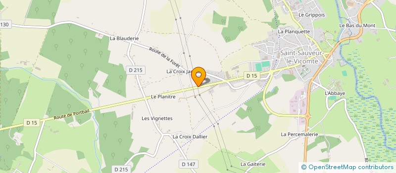 localisation de l'entreprise B MAT HOLDING  SAINT-SAUVEUR-LE-VICOMTE