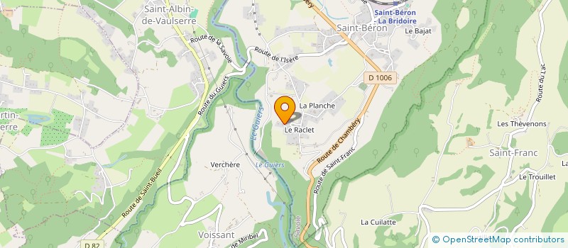 localisation de l'entreprise B.MATS  SAINT-BERON