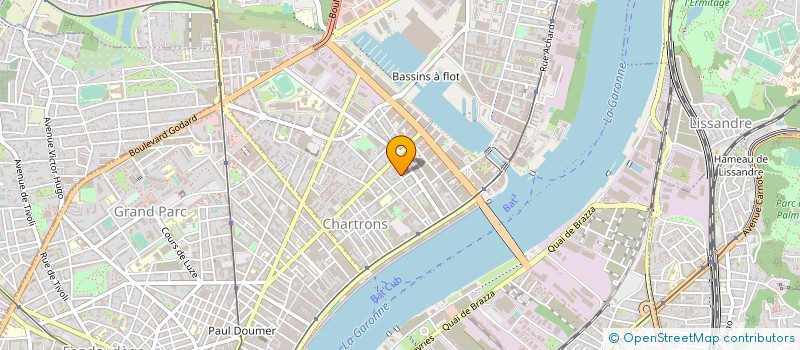 localisation de l'entreprise B MEDIA à BORDEAUX