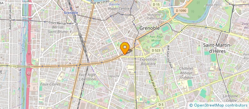 localisation de l'entreprise B&MENUISERIES à LE VERSOUD