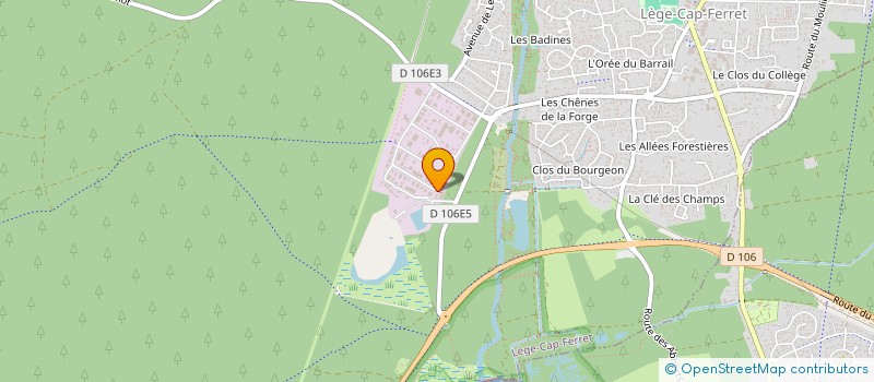 localisation de l'entreprise B METAL  LEGE-CAP-FERRET