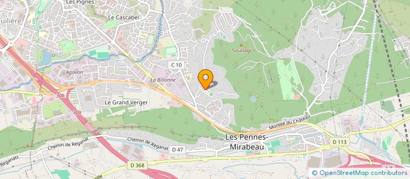 localisation de l'entreprise B-MINDY à LES PENNES-MIRABEAU