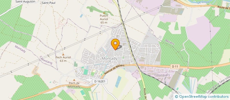 localisation de l'entreprise B MURATET  MONTADY