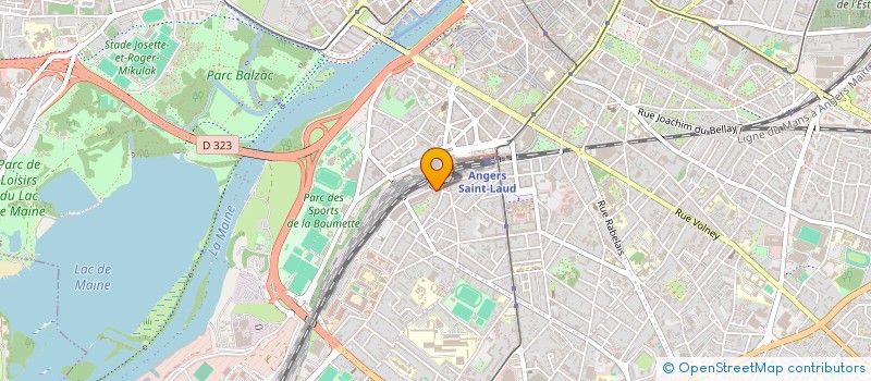 localisation de l'entreprise B.N.2.M à ANGERS