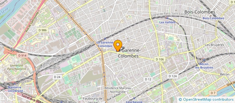 localisation de l'entreprise B.N. à LA GARENNE-COLOMBES