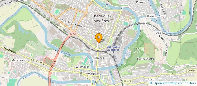 localisation de l'entreprise B&N à CHARLEVILLE-MEZIERES