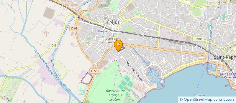 localisation de l'entreprise B.N à FREJUS
