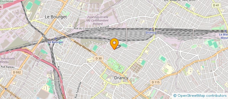 localisation de l'entreprise B.N.B à DRANCY