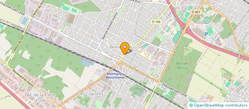 localisation de l'entreprise B.N.C  BEAUCHAMP