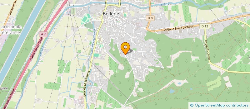 localisation de l'entreprise B.N.C.Y.  BOLLENE