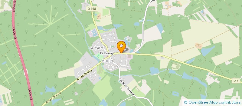 localisation de l'entreprise B.N.D.C. à ARDON