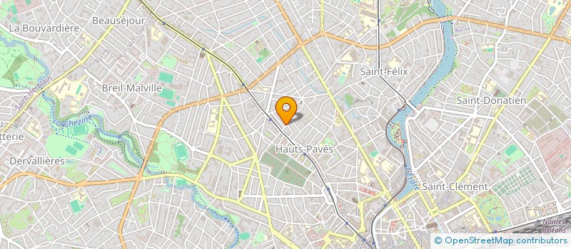 localisation de l'entreprise B N H B à NANTES
