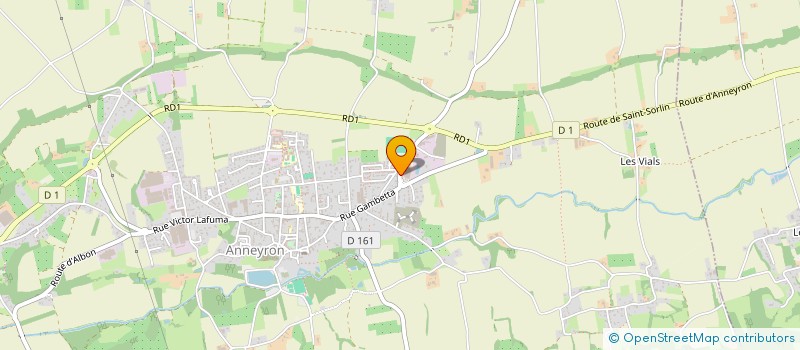 localisation de l'entreprise B & N HOME  ANNEYRON