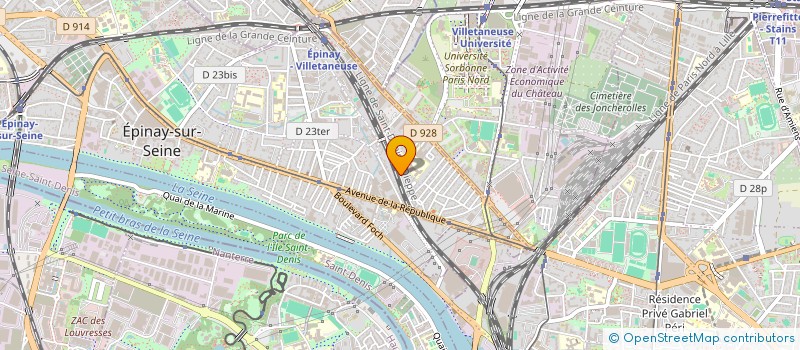 localisation de l'entreprise B N I - BUSINESS NEGOCE INTERNATIONAL  EPINAY-SUR-SEINE