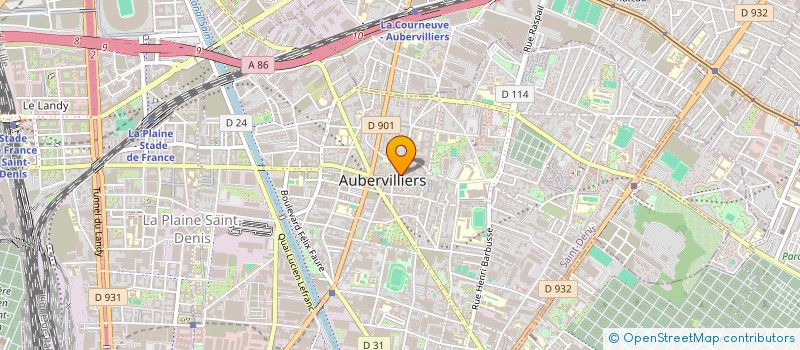 localisation de l'entreprise B.N.I.C à AUBERVILLIERS