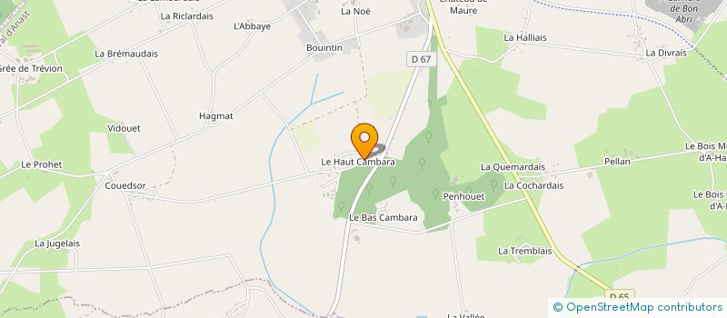 localisation de l'entreprise B & N INVEST  VAL D'ANAST