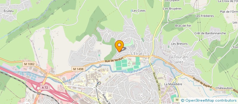 localisation de l'entreprise B.N.M  L'ETRAT