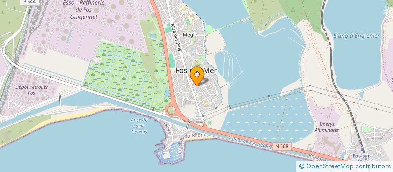 localisation de l'entreprise B N PROJECTION  FOS-SUR-MER