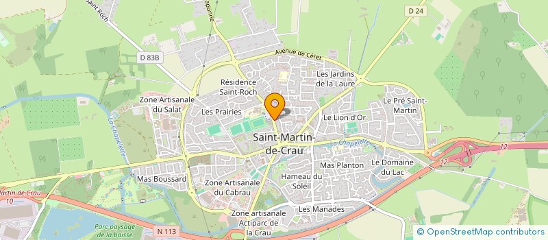 localisation de l'entreprise B'N ROLL à SAINT-MARTIN-DE-CRAU