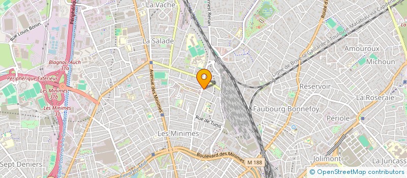 localisation de l'entreprise B.N.S IMMOBILIER à TOULOUSE