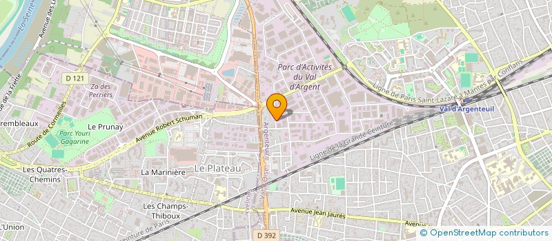 localisation de l'entreprise B&N SECURITE  ARGENTEUIL