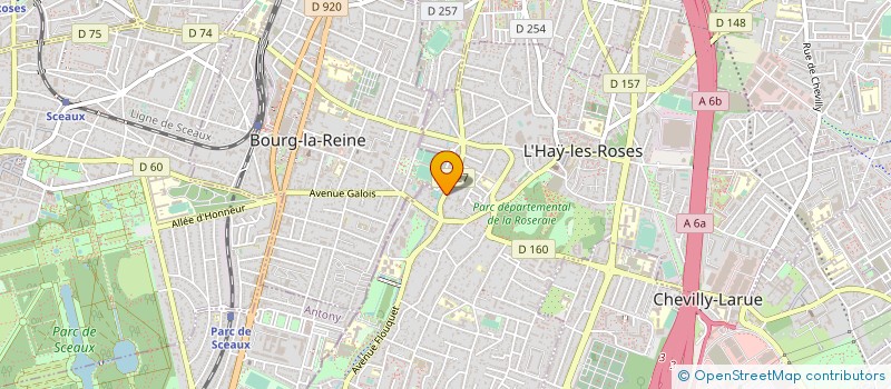 localisation de l'entreprise B & N TECHNOLOGIES à L'HAY-LES-ROSES