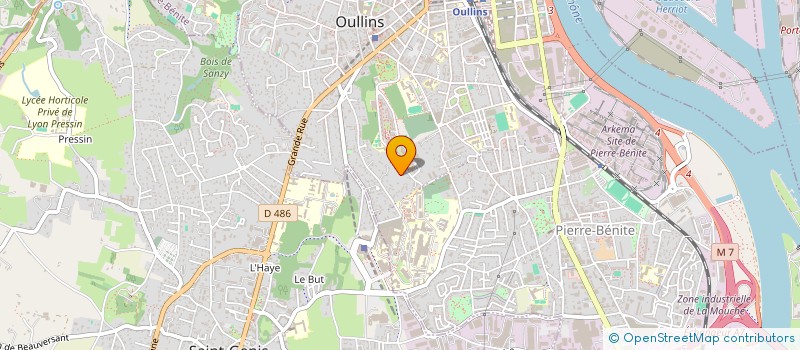 localisation de l'entreprise B-NEF à OULLINS-PIERRE-BENITE