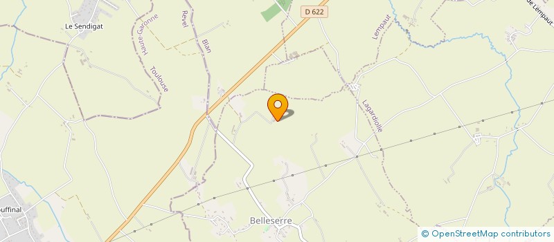 localisation de l'entreprise B-NERGY  BELLESERRE