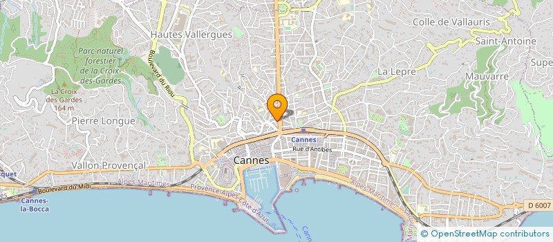localisation de l'entreprise B-NETWORK à CANNES