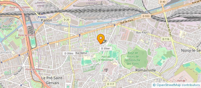 localisation de l'entreprise B-NOM PUBLISHING à PANTIN
