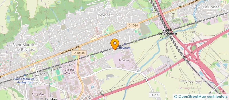 localisation de l'entreprise B-NOPOLIS  BEYNOST