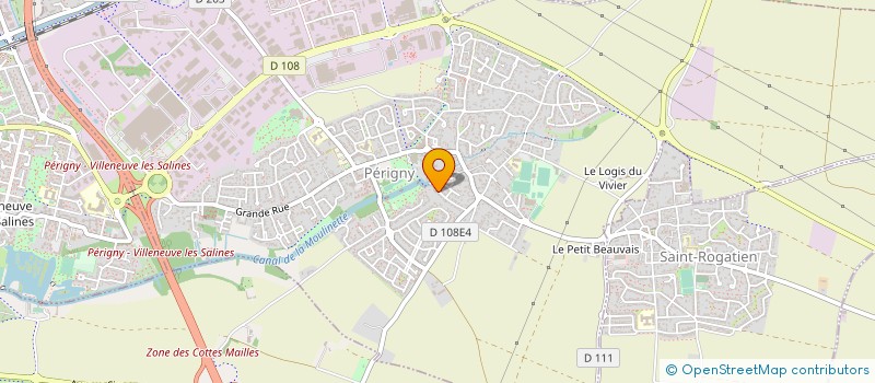 localisation de l'entreprise B-NOVACO  PERIGNY