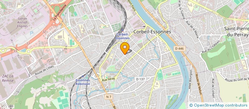 localisation de l'entreprise B-O à CORBEIL-ESSONNES