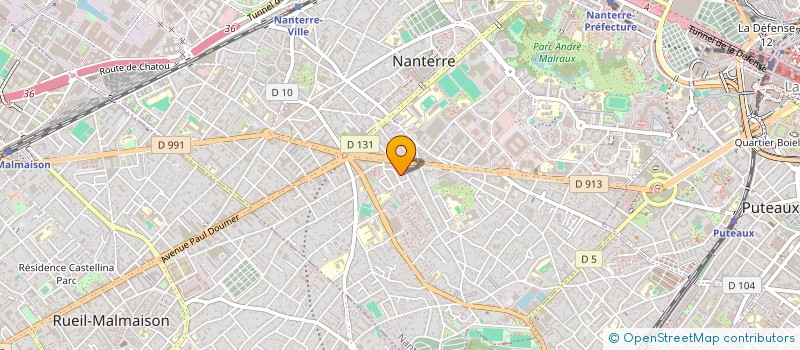 localisation de l'entreprise B O C F  NANTERRE