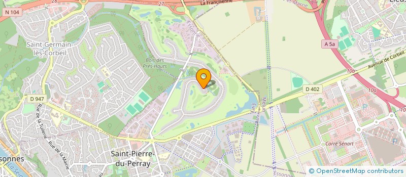 localisation de l'entreprise B.O CONSEILS ASCENSEURS  SAINT-GERMAIN-LES-CORBEIL