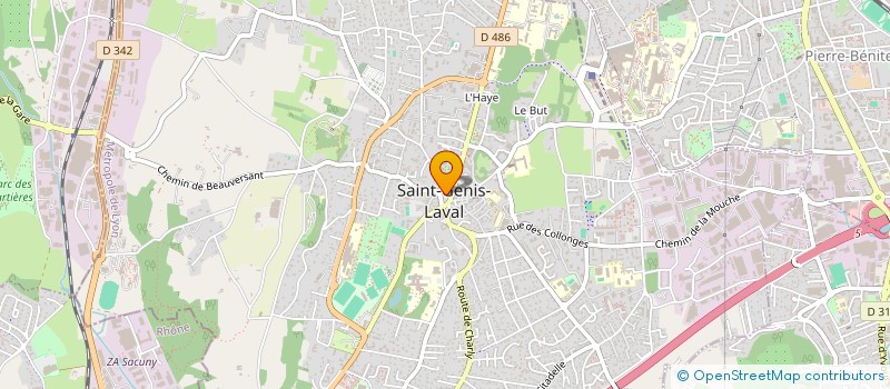 localisation de l'entreprise B.O.F. SGL  SAINT-GENIS-LAVAL