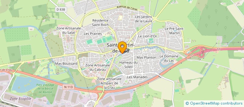 localisation de l'entreprise B.O.G. à SAINT-MARTIN-DE-CRAU