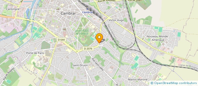 localisation de l'entreprise B.O.L.U à CAMBRAI