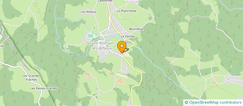 localisation de l'entreprise B.O. LAVAGE  SAINT-ROMAIN-LES-ATHEUX