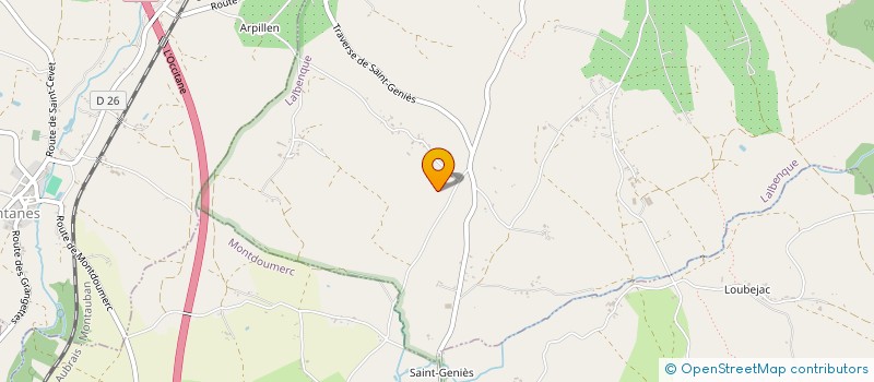 localisation de l'entreprise B.O.M.D BICYCLE OF MOTOCROSS DAY  LALBENQUE