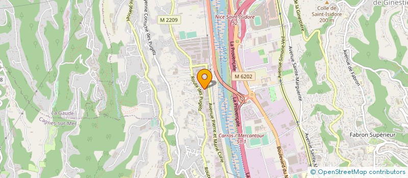 localisation de l'entreprise B.O.N.N. à SAINT-LAURENT-DU-VAR
