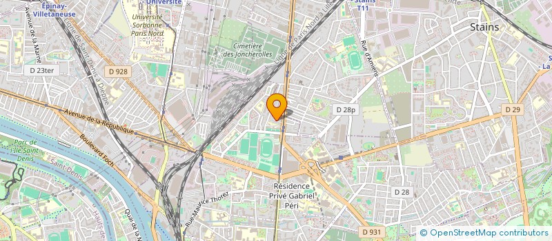 localisation de l'entreprise B.O.N.T BAT à SAINT-DENIS