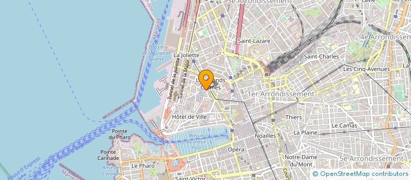 localisation de l'entreprise B.O PEINTURES SERVICES à MARSEILLE
