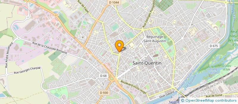 localisation de l'entreprise B.O. PURE à SAINT-QUENTIN