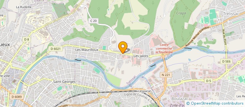 localisation de l'entreprise B O R E A L à TRELISSAC
